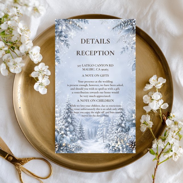 Snowy Evergreen Valley Enclosure Card (Creator Uploaded)