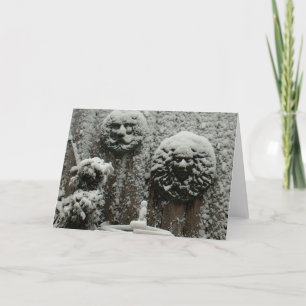 Snowy Faces Card