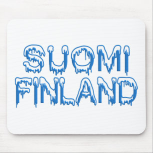 Snowy Finland custom mousepad