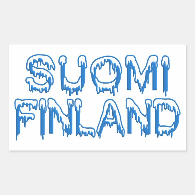 Snowy Finland stickers (Front)