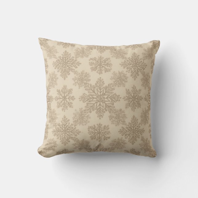 Snowy Flake Cushion (Front)