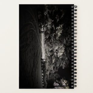 Snowy Forest at Night Notebook