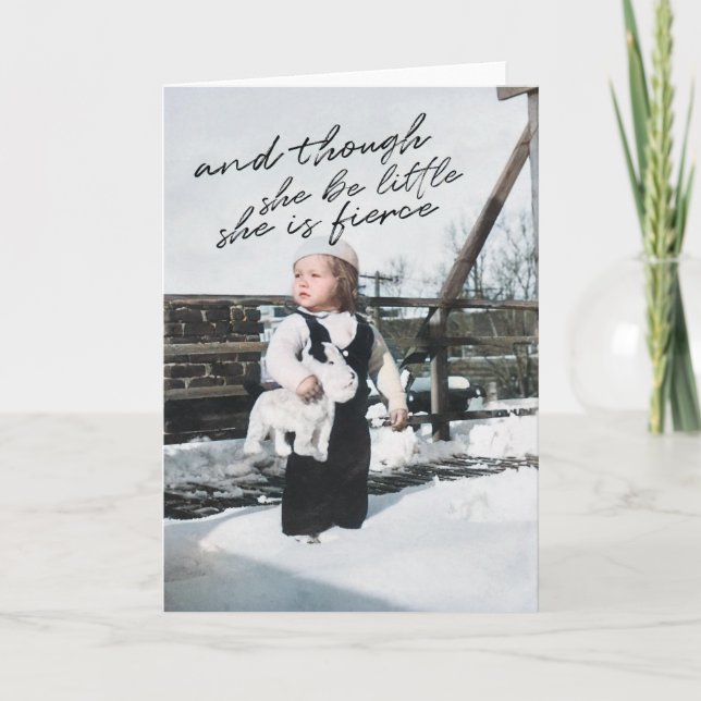 SNOWY FRIENDS Greeting Card (Front)