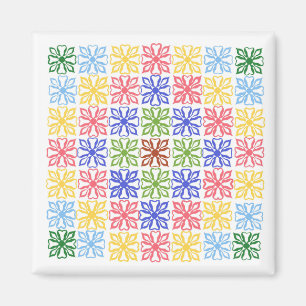 Snowy Garden Magnet