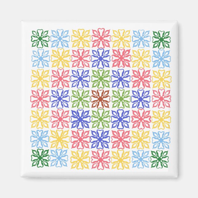 Snowy Garden Magnet (Front)