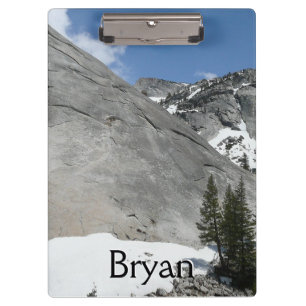 Snowy Granite Domes I at Yosemite National Park Clipboard