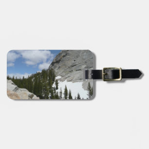 Snowy Granite Domes II Yosemite National Park Luggage Tag