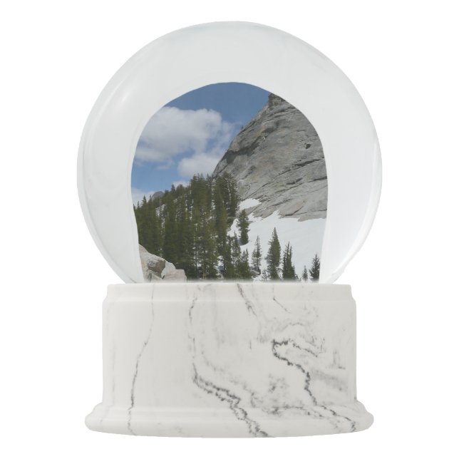 Snowy Granite Domes II Yosemite National Park Snow Globe (Front)