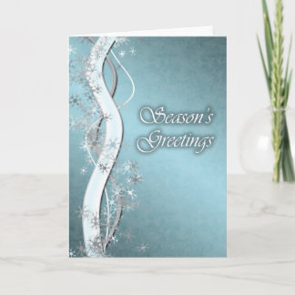 Snowy Greetings Holiday Card