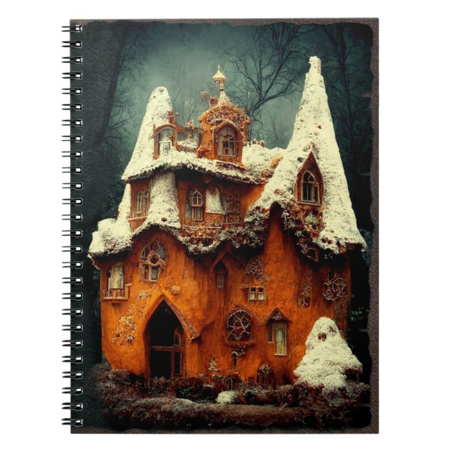 Snowy Hallows House Notebook (Front)