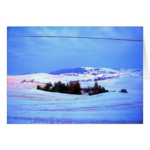 Snowy hills