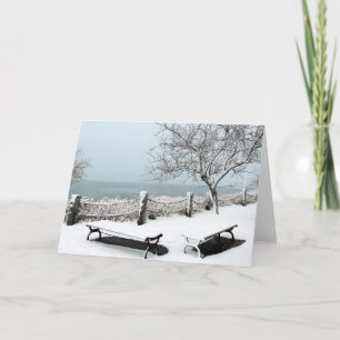 Snowy January afternoon  Card