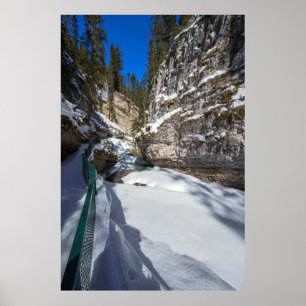 Snowy Johnston Creek (Alberta) Poster