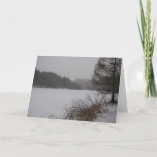 Snowy Lake I Card