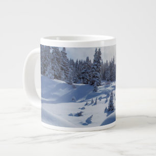 Snowy Landscape Large Coffee Mug