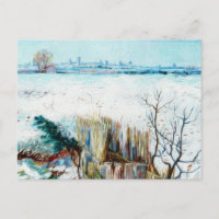 Snowy Landscape with Arles by Vincent van Gogh