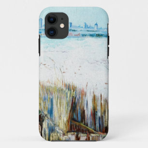 Snowy Landscape with Arles in the Background iPhone 11 Case