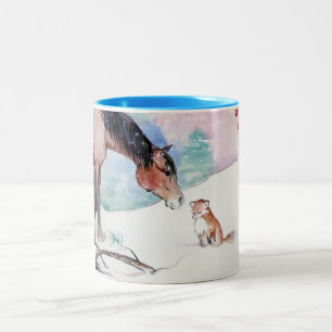 "Snowy Meeting" Mug