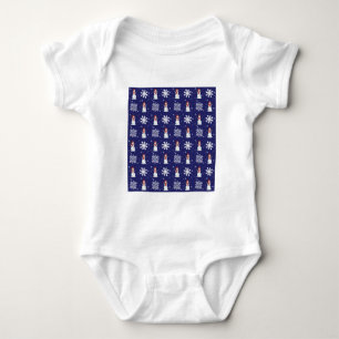 Snowy Men Baby Bodysuit