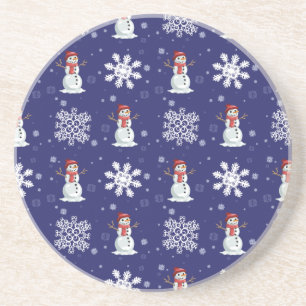 Snowy Men Coaster