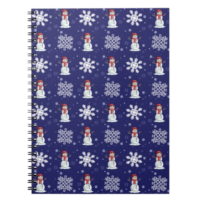 Snowy Men Notebook (Front)