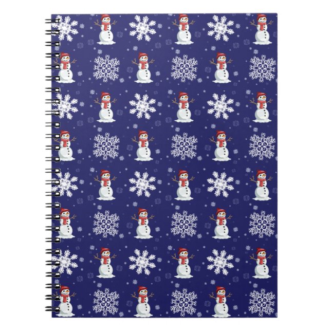 Snowy Men Notebook (Front)