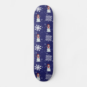 Snowy Men Skateboard