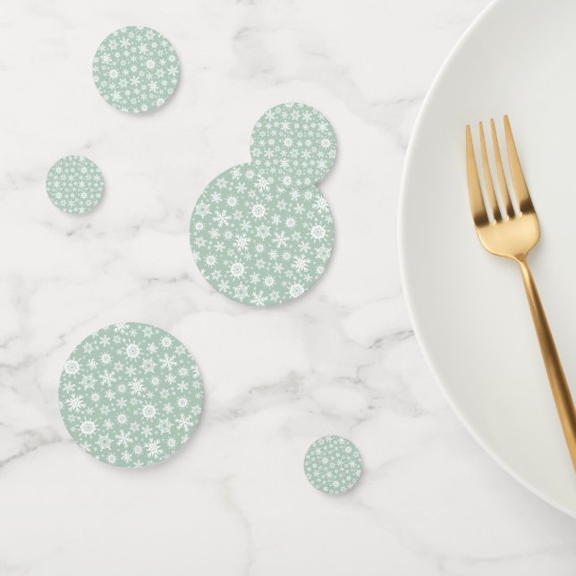 Snowy Mint Confetti (Group)