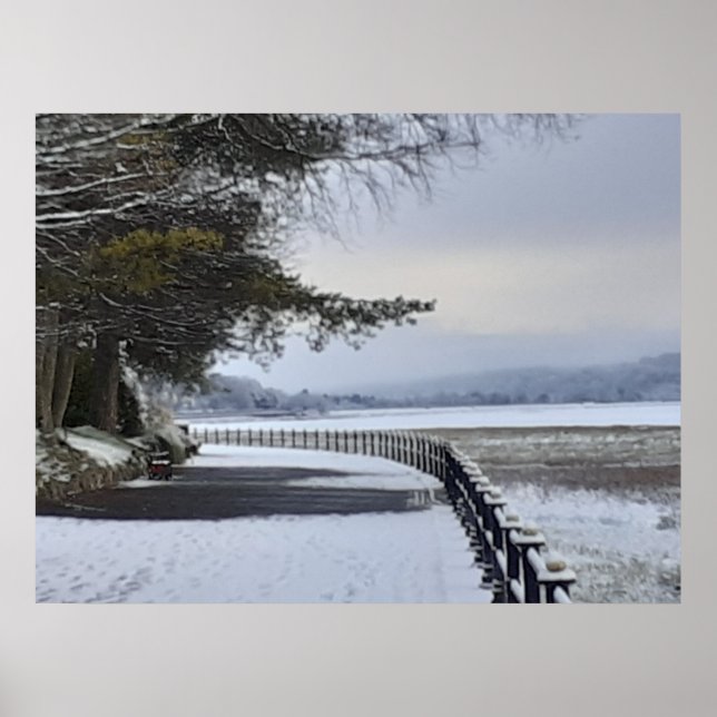 Snowy Morning Poster (Front)