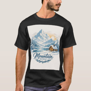 Snowy Mountain Cabin Tee