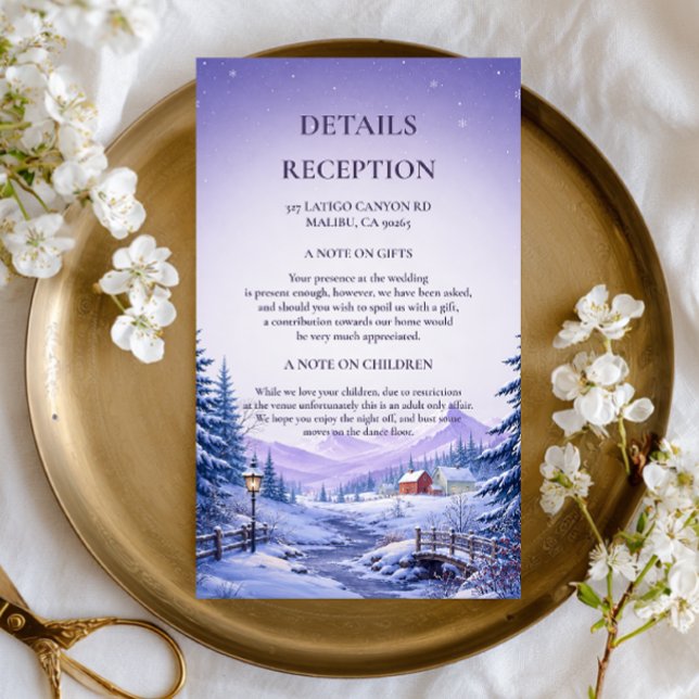 Snowy Mountain Hamlet Enclosure Card (Creator Uploaded)