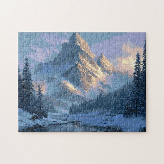 Snowy Mountain Jigsaw Puzzle (Horizontal)