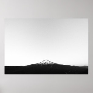 SNOWY MOUNTAIN PEAK POSTER