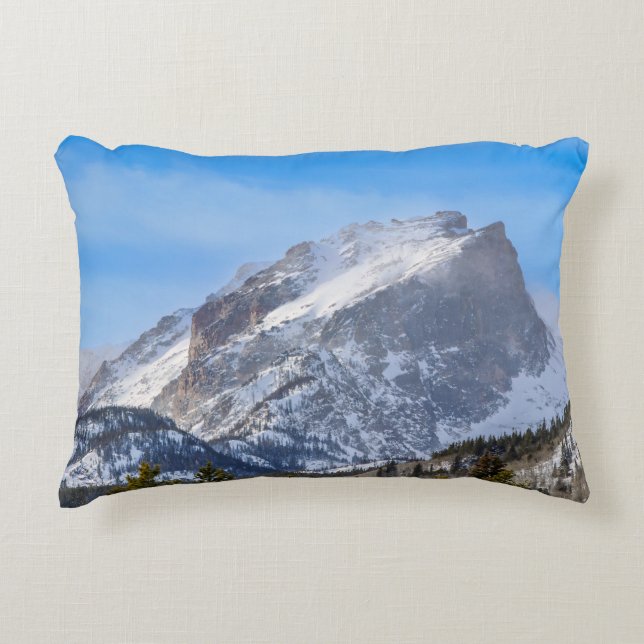 Snowy Mountain Pillow (Front)