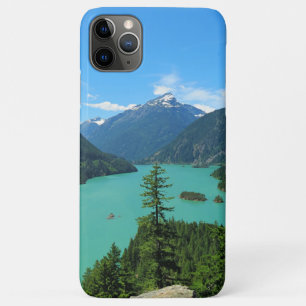 Snowy Mountain Turquoise Lake in Washington iPhone 11 Pro Max Case