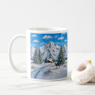 Snowy Mountain Valley Combo Mug