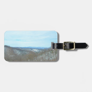 Snowy Mountain West Virginia Overlook Luggage Tag
