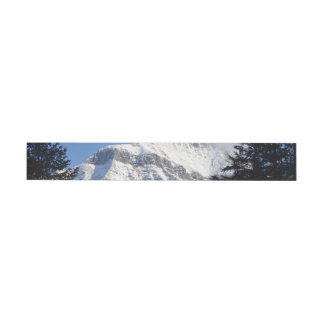 Snowy Mountain Wraparound Address Label