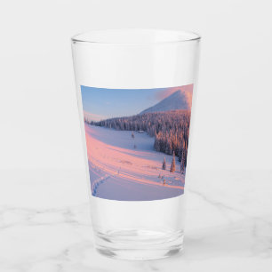 Snowy Mountains Glass