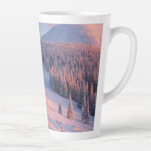Snowy Mountains Latte Mug