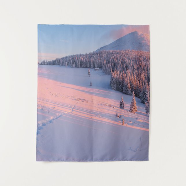 Snowy Mountains Tapestry (Front)
