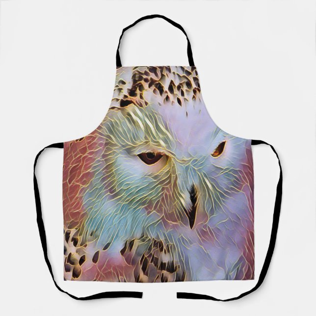 SNOWY OWL   APRON (Front)