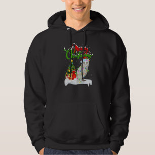 Snowy Owl Bird  Xmas Decorations Snowy Owl Christm Hoodie
