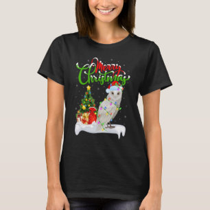 Snowy Owl Bird Xmas Decorations Snowy Owl Christma T-Shirt