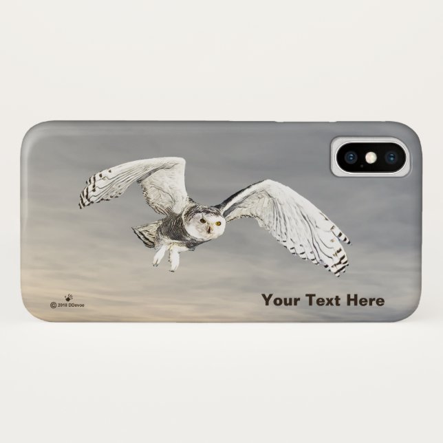 Snowy Owl Case-Mate iPhone Case (Back (Horizontal))