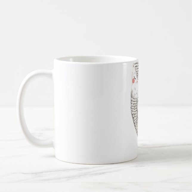 Snowy Owl Coffee Mug (Left)