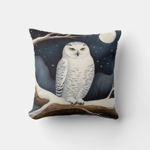 Snowy Owl Cushion
