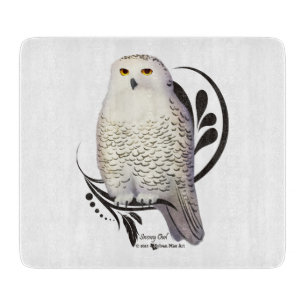Snowy Owl Cutting Board