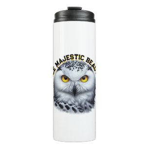 Snowy Owl Fierce Majestic Beautiful Thermal Tumbler