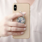 Snowy Owl in Moonlit Winter Garden